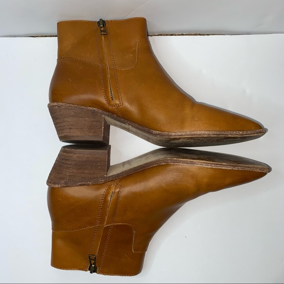 Madewell The Charley Western Bootie in Leather K5307 - Picture 8 of 11